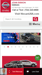 Mobile Screenshot of johnsissonnissan.com